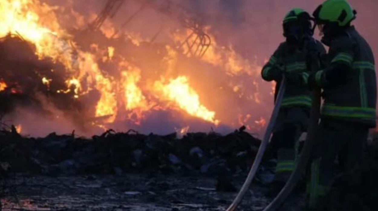 Historic Denison House in Doncaster city centre engulfed by early morning fire