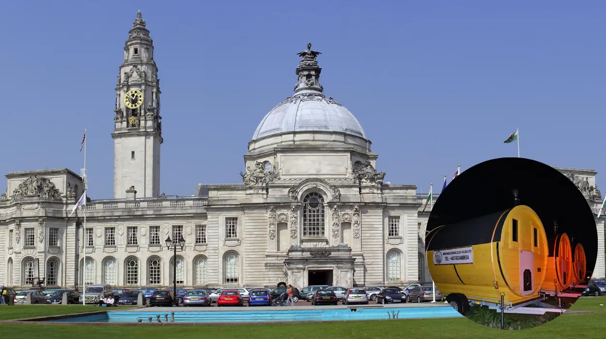 Cardiff approves mobile sauna at creative hub
