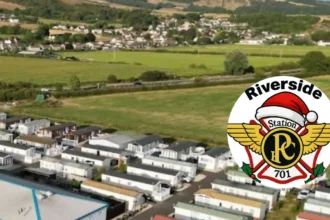 Truck Flames After Tree Hit in Riverside, 2026