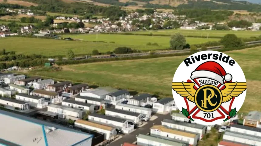 Truck Flames After Tree Hit in Riverside, 2026