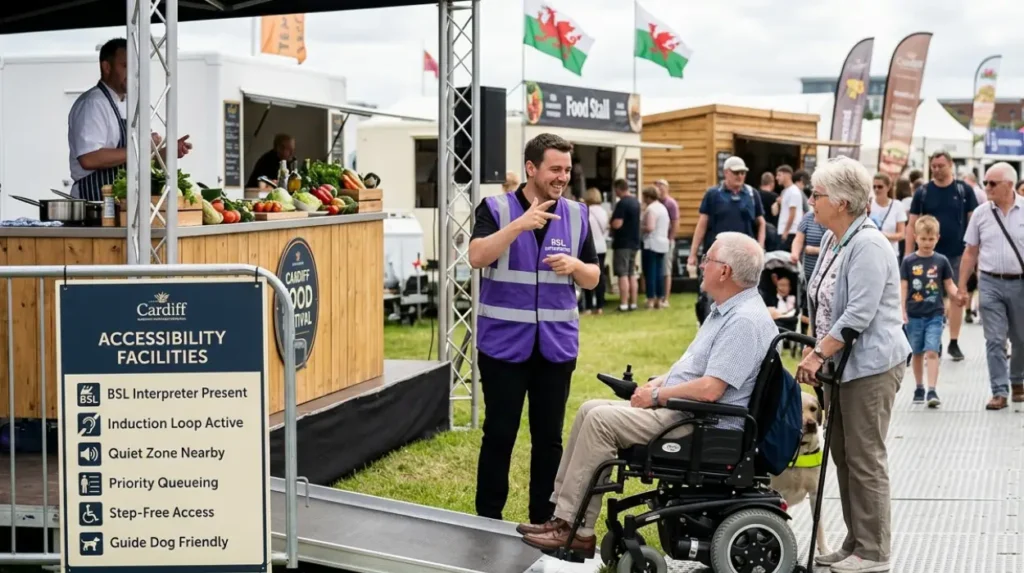 Are there accessibility features at Cardiff Food Festival 2026?