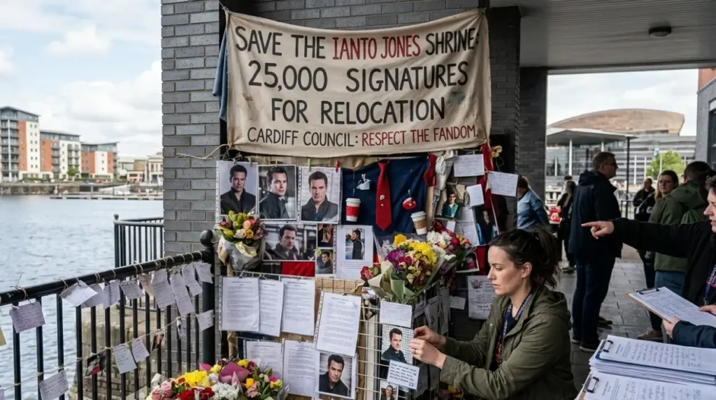Can the Ianto Jones Shrine Be Saved or Relocated?