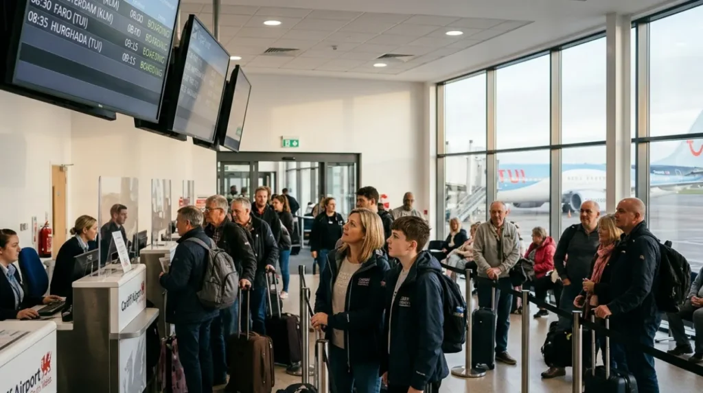 How does Cardiff Airport’s 2026 route list affect nearby Bristol and London airports?