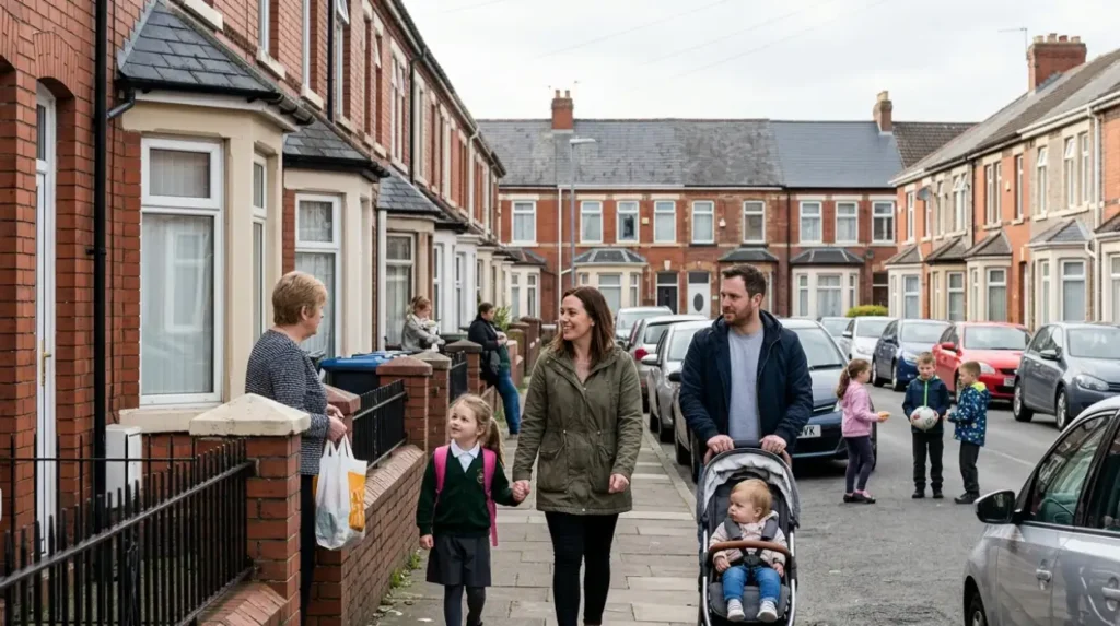 Is Splott considered a safe place for families?