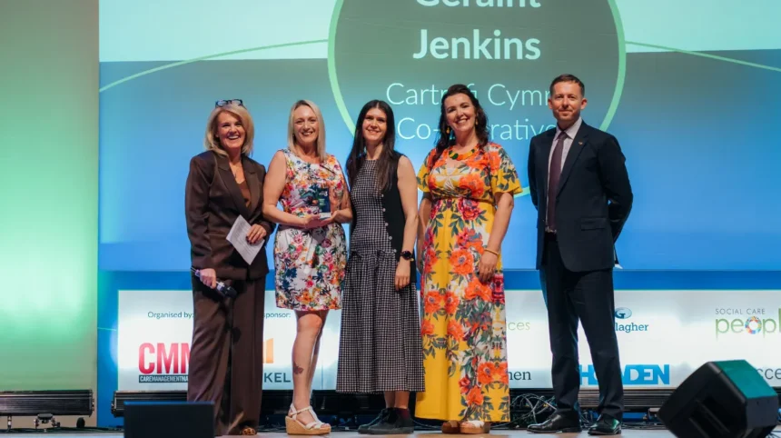 Powys not-for-profit CEO wins prestigious national award