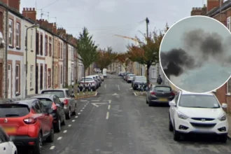 Smoke Billows from Adamsdown House Fire, Cardiff 2026
