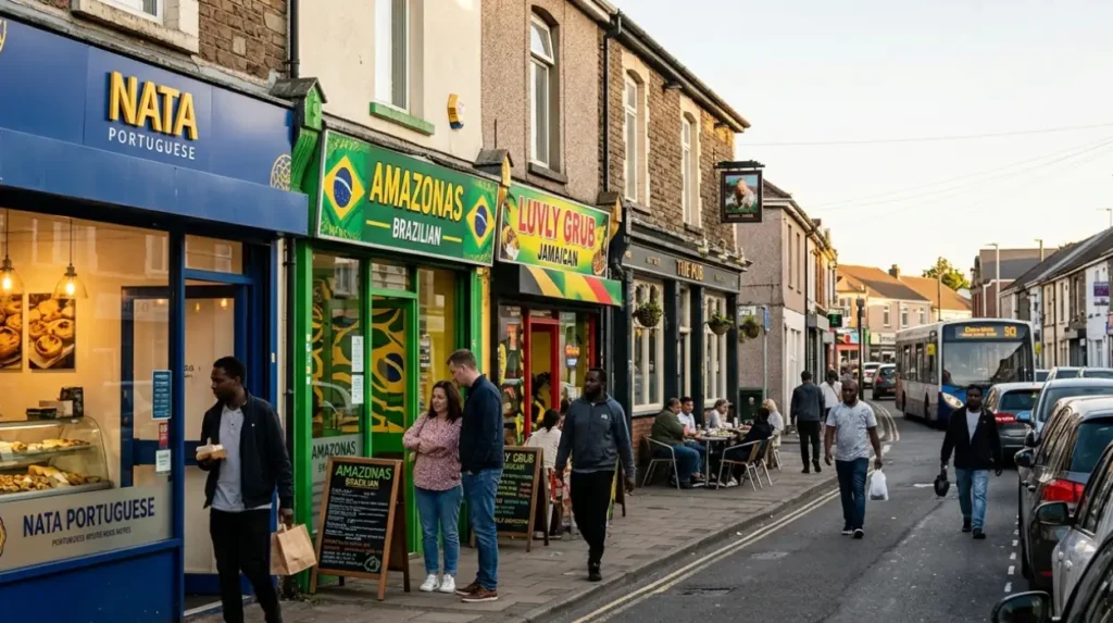 What dining options are in Splott Cardiff?