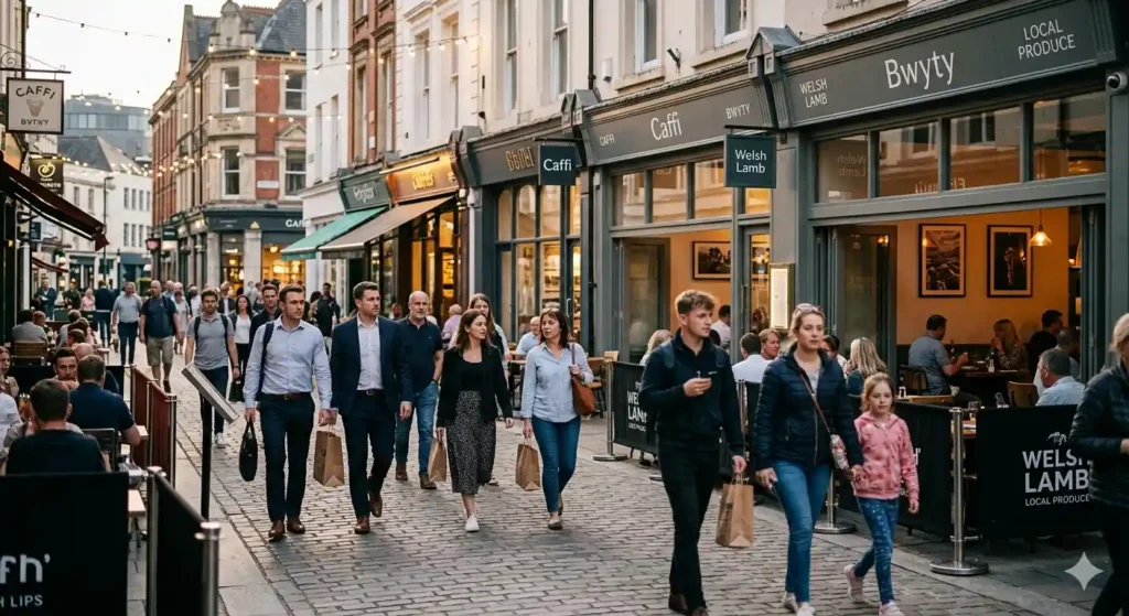 What makes Cardiff city centre a strong food destination in 2026?