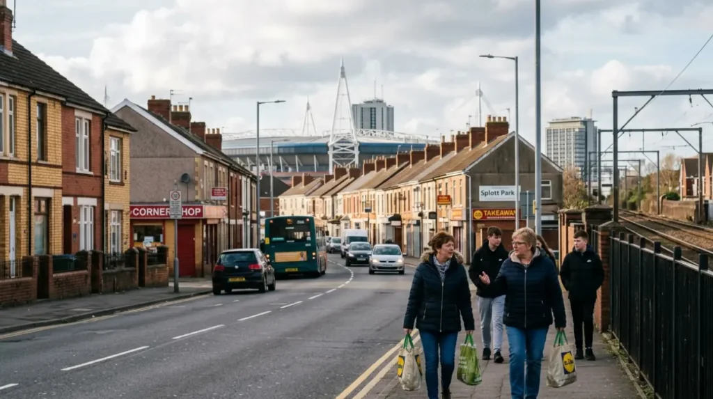 Where is Splott in Cardiff?