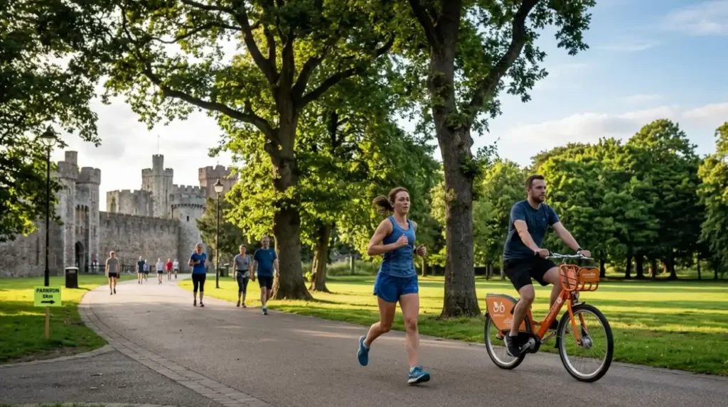 What are the best outdoor activities to stay active in Cardiff?