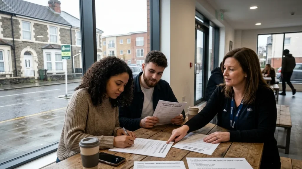 What are the current costs of renting a home in Cardiff?
