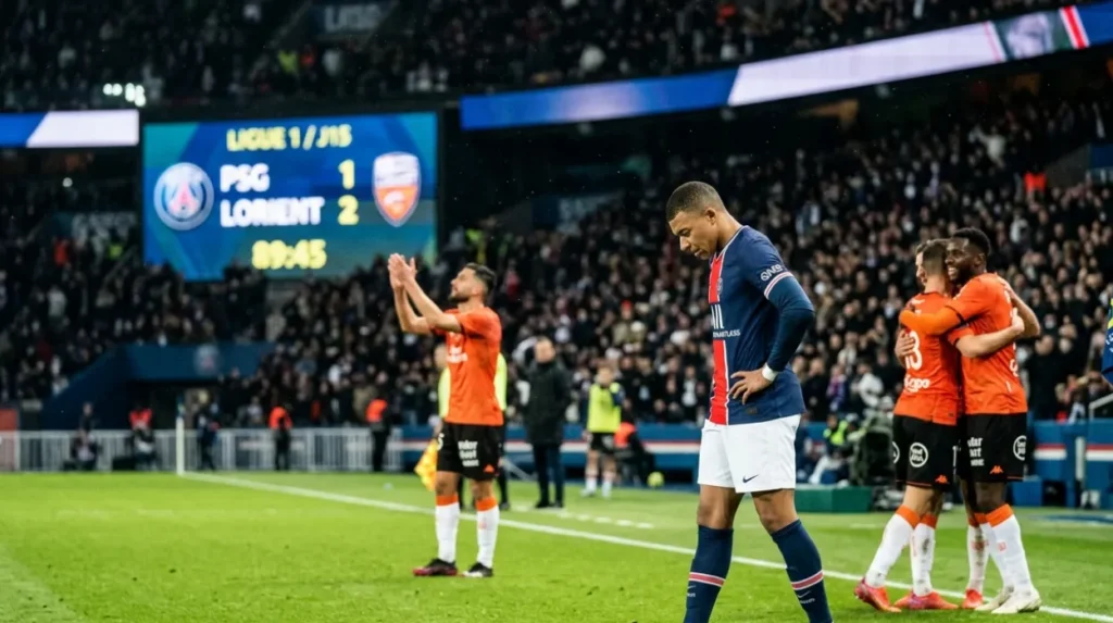 What is the PSG vs Lorient football rivalry about?