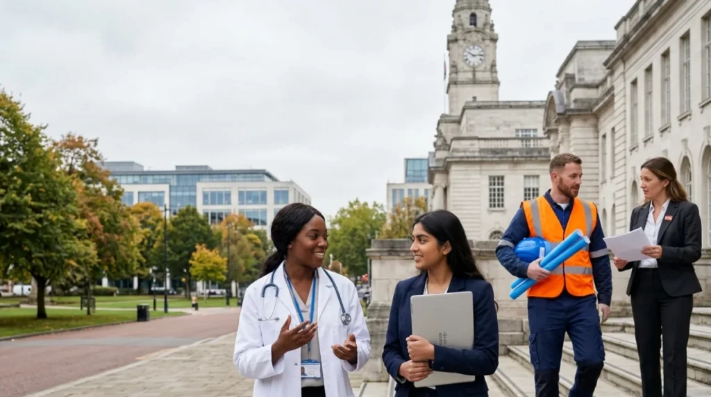 What job opportunities are in highest demand in Cardiff?