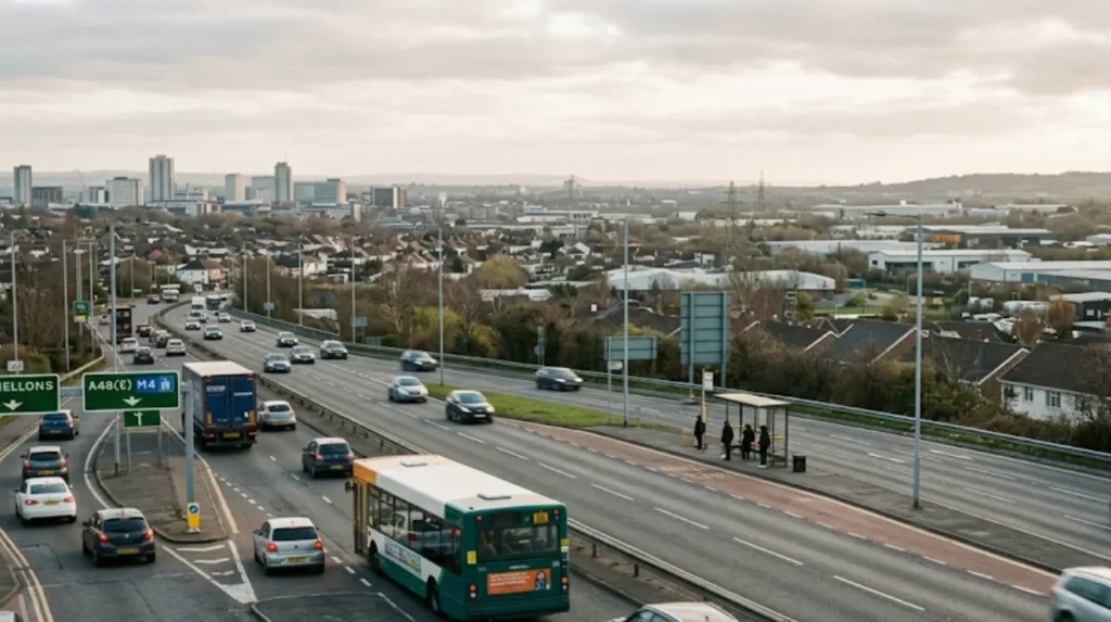 How far is Roath from St Mellons?