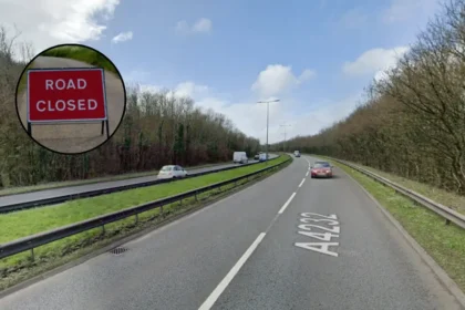 Pedestrian Injured in Two-Car A4232 Road Closure Crash: Cardiff 2026