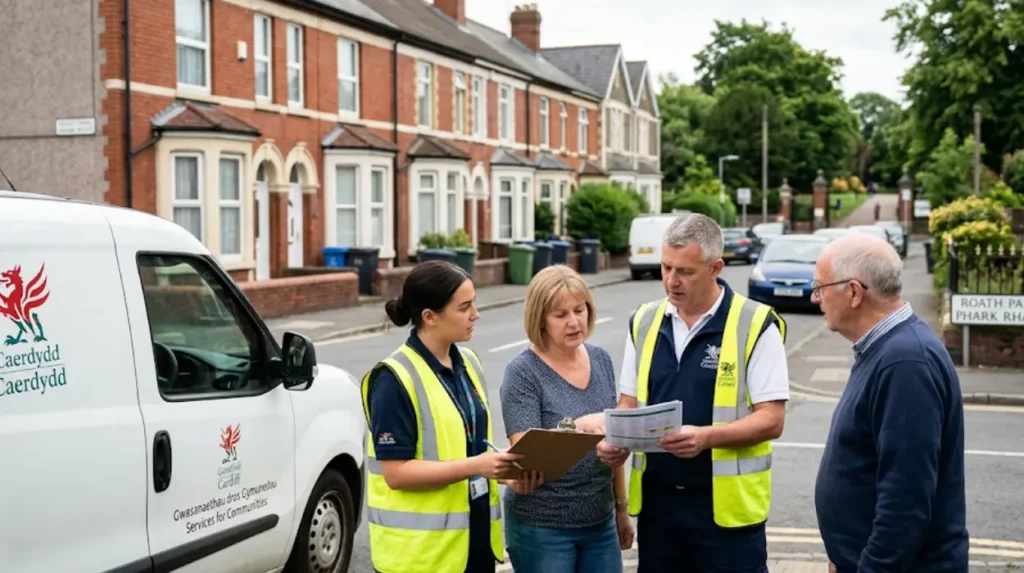 What local authority governs Roath and what services do they provide?