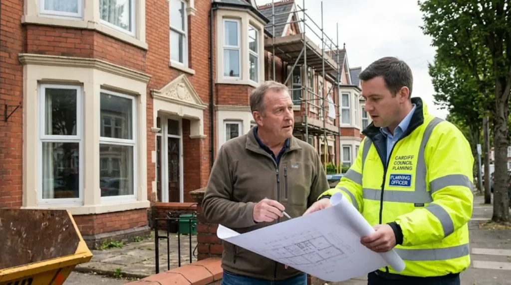 What planning requirements apply to property modifications in Roath?
