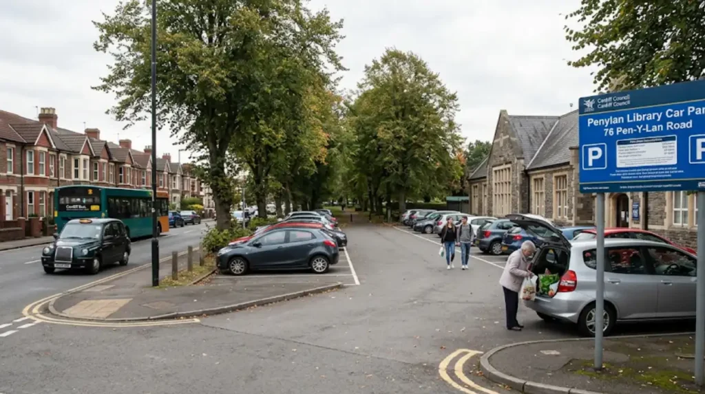Where exactly is the car park people call Roath Road Car Park located?