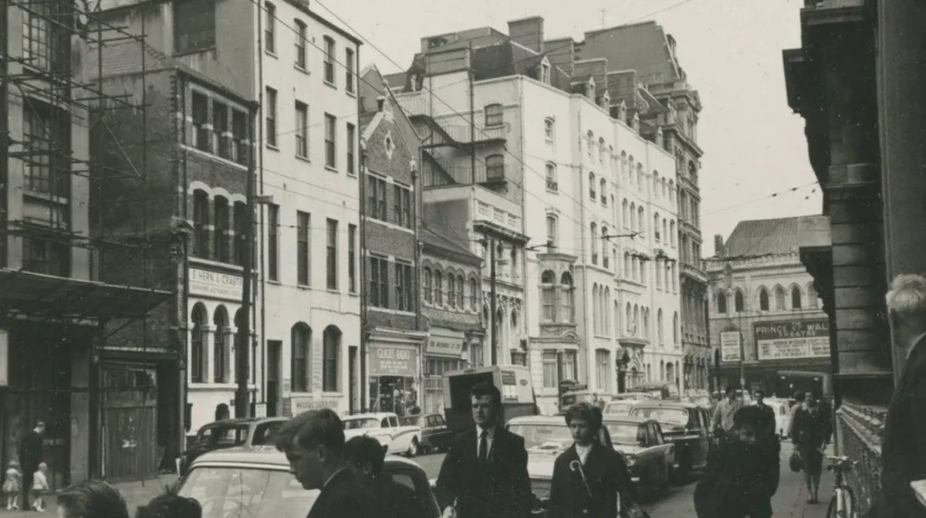 How did Clifton Street develop from medieval farmland into an urban high street?