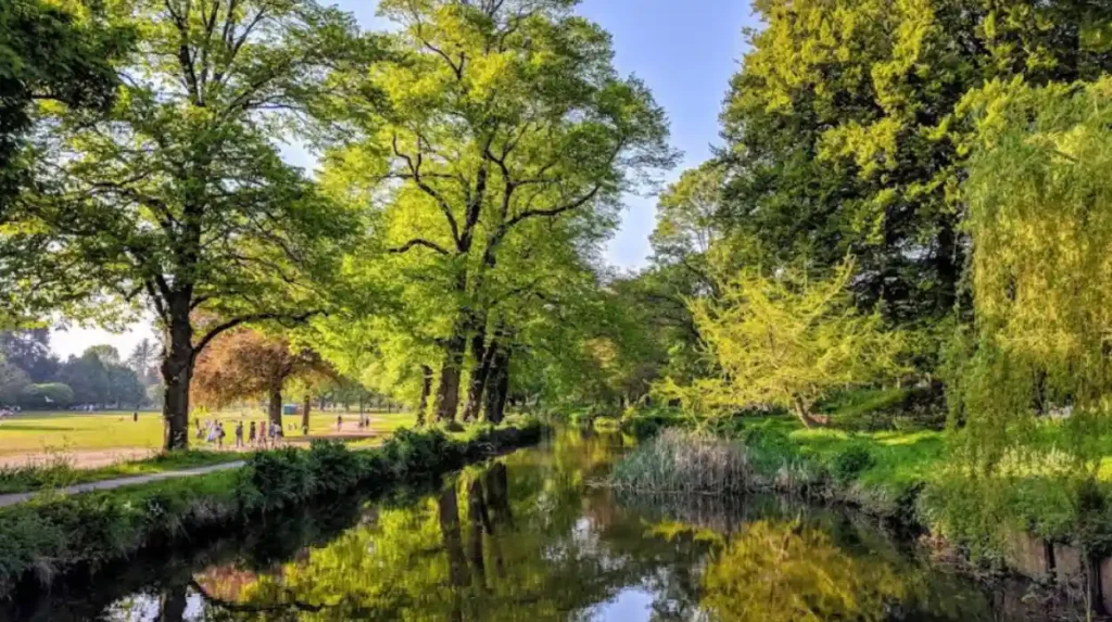How do Bute Park walking routes connect to longer Cardiff walks?