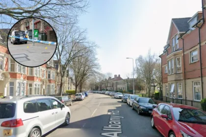 Man Stabbed Outside School on Albany Road Cordoned in Roath Cardiff 2026