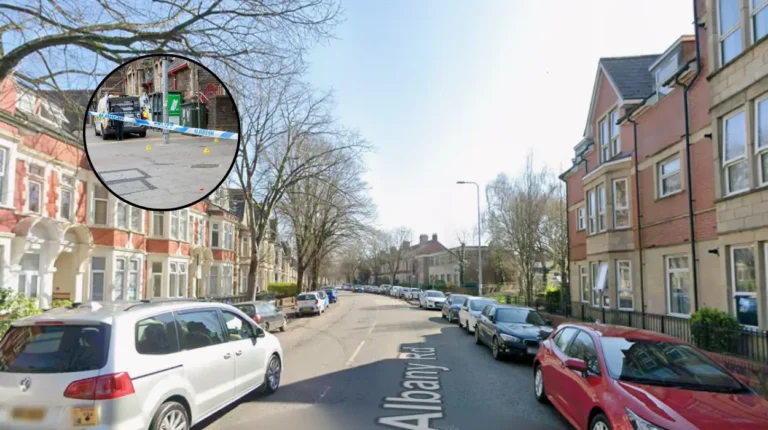 Man Stabbed Outside School on Albany Road Cordoned in Roath Cardiff 2026
