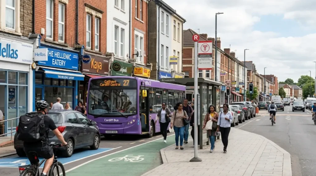 What Infrastructure and Accessibility Features Support Crwys Road Diners?