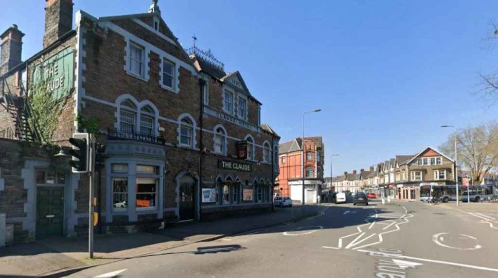 What is Albany Road and where is it in Cardiff?