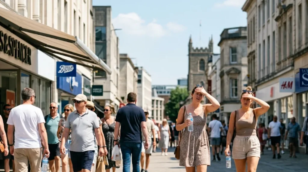 What is a heatwave in Cardiff?