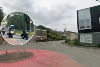 A Thousand Bikers Convoy Across South Wales For Funeral Pontardawe 2026