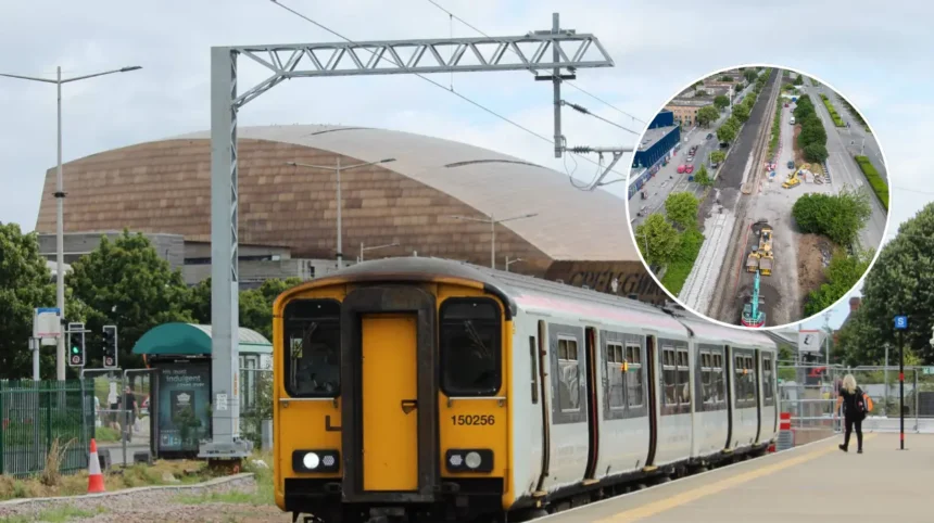 Cardiff Bay Rail Line Closure and Metro Upgrades in Cardiff 2026
