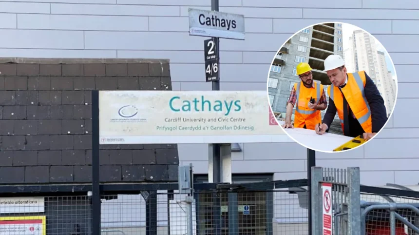 Cathays Station Footbridge Construction Begins For Accessibility Upgrade Cathays 2026