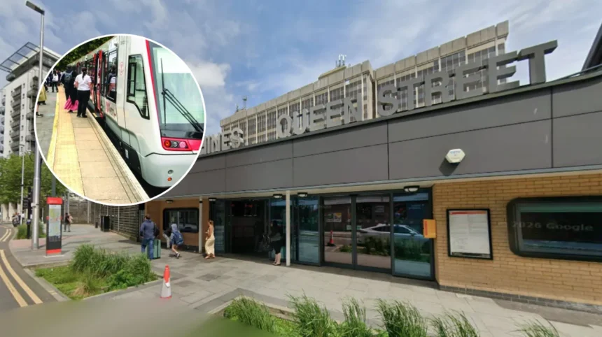 Core Valley Lines Level Boarding Work at Cardiff Queen Street 2027