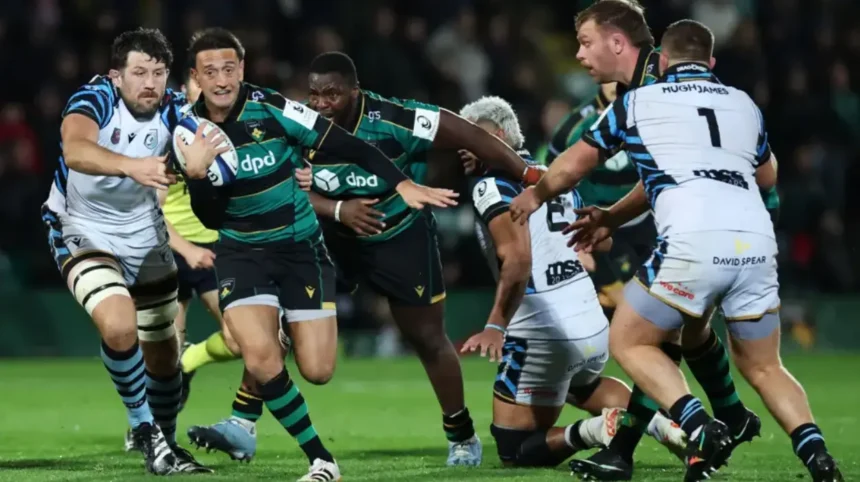 Northampton Saints Cardiff Rugby Security Incident Hoax Franklin Gardens 2026