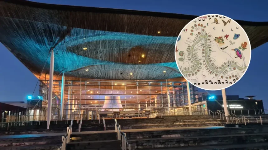 River Teifi Artwork Displayed at Senedd in Cardiff 2026